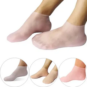 Par de Meia Feminina para Hidratar os Pés e Calcanhar - COMPRE 1 LEVE 2