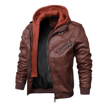 Jaqueta Couro Moto Casual Inverno PU