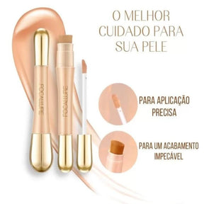 Corretivo Focallure 2 em 1 - Anti Manchas e Rejuvenescedora