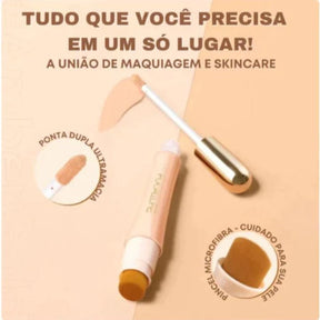 Corretivo Focallure 2 em 1 - Anti Manchas e Rejuvenescedora