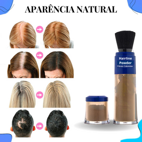 Kit Volumizador de Cabelo Hairline Powder em DOBRO 🎁