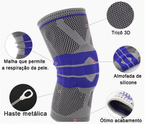 Joelheira de Compressão Anatômica ALYVIO PRO - Profissional