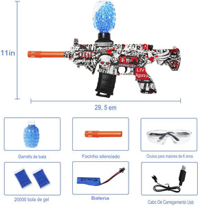 GelStrike Force Lançador de Bolinhas Elétrica + 5 Mil Bolinhas